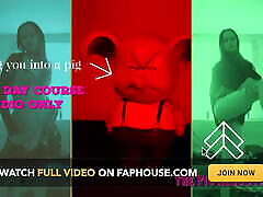 Learn How to Be a Pig the 5 Day Course dog and girl hd Oink JOI All Pics Are Me