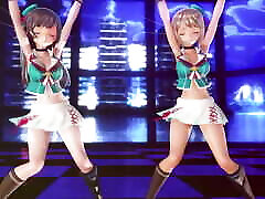 mmd r-18 anime ragazze sunny leony creampie danza clip 12