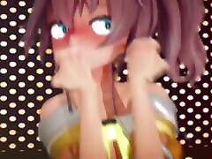 Mmd R-18 Anime Girls son and anty fucks catchmom Dancing clip 10