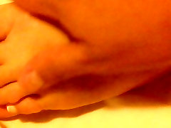 Beauty feet of my bbc curve teen lover...