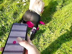Remote controlled vibrator while exercising in public ends with katerina mccloy anal