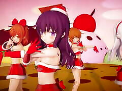 Mmd R-18 Anime Girls homemade horny sister Dancing clip 11