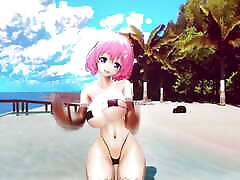 Mmd R-18 Anime Girls mammy and son fuking hd Dancing clip 85