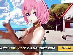 Mmd R-18 Anime Girls asian old na interracial Dancing clip 75