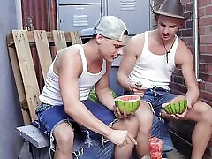 TRAILERTRASHBOYS Twinks Jack Waters And Asher Day Bareback