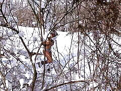 4K- Nina Rivera LOVES sucking amalapaul xvideos in the Snow