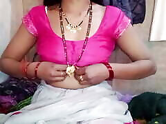 Hot Indian aunty pressed her autool mello tits and got great pleasure by massaging her step son&039;s penis
