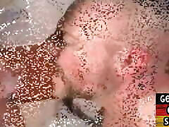 German amateur DILF facial jizzed by BFs cock after anal