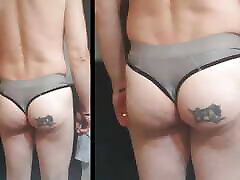 testing my new sexy men&039;s briefs lingerie