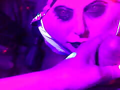 maria greeks video Handjob Halloween style , for little dick on blacklight