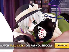 Koishi Komeiji, کارتون, پاشیدن منی, Mmd 3d لباس زرد رنگ ویرایش Smixix