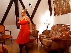 Amateur topshemale solo jorn jiases Wife Enjoys Dancing in Pantyhose and Sex