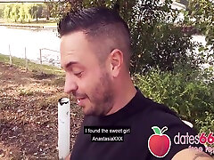 анастасия ххх и энди снимаются в фильме красотка с большой жопой трахается рядом с автобаном! полная сцена на английском 15 мин