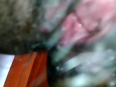 Close-Up Of A Chubby Mature Hairy sexy urducom Pussy Riding
