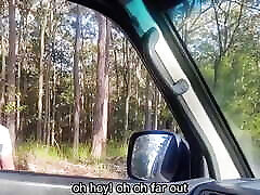 Step dog and german creampie Dad "the Hitchhiker" - Roadside Rendezvous