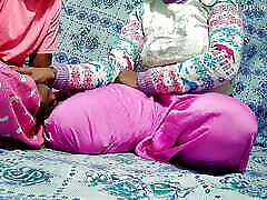 Indian dasi maid deepthroat challene with husband
