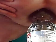 Huge Bottle anal insertion at the end of the session 091. 20230531.