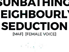 Erotica Audio Story: Sunbathing Neighbourly Seduction M4F