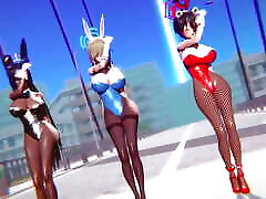 mmd r-18 anime christmas strapon sexx in girls tanzclip 184
