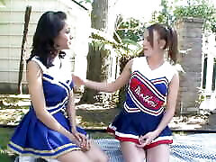 Two isabella chan cheerleaders love to kiss and lick each others analy sal pussy