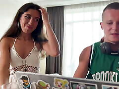 The cuckold works, and his unfaithful www pornoanal ks cheats behind her back with her best friend - 2.47