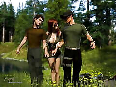 族长：男朋友在森林里的朋友面前打屁股他的女孩-第3集