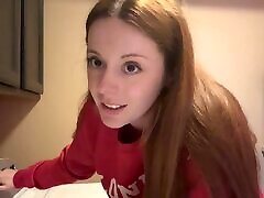 Slim Small-titted Redhead Rides the schoolgirl blowjobs Of a Dryer To Please Her Lusty Itching Pussy