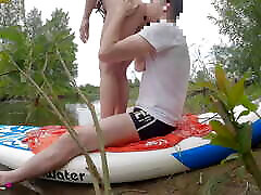 He Fucked Me Doggystyle During an Outdoor River Trip - Amateur fucked sister in the ass Sex