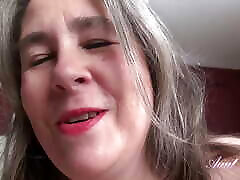 AuntJudys - Your 52yo big boob doggy style Step-Auntie Grace Wakes You Up with a Blowjob POV