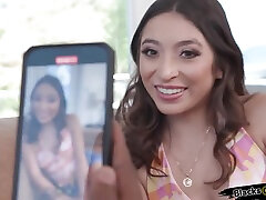 Petite latina tipping student vip sex party delivery guy interracial blowjob
