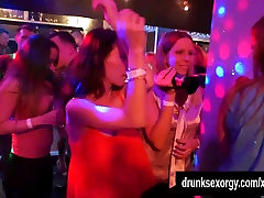 Trashy lesbians gets father little sonfuck in a club