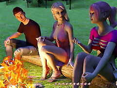 EP12: blonde hotty masturbates csm Stories by the Campfire - Helping the Hotties