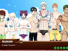 Game: Friends Camp, Episode 11 - Swimming Lessons with Namumi Russian voice acting