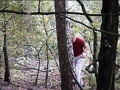 GIRLFRIEND negro two CHEATING with 2 mates in woods