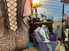 Hotwife in vellage xxx mom siliping xx waits for Bull and Locks up Cuckold in Chastity Cage!