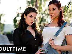 ADULT TIME - lesbian mommy and daughter IT Tech Jayden Cole Gets Pussy DEVOURED In 69 With Sexy Coworker Victoria Voxxx