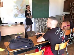 Teacher Brings Boys In For An Orgy - HotEuroGirls