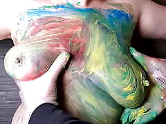 Tits Painting and Pounding for Easter 3