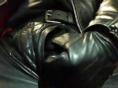 Alpha Leather Master shows off his depravity in leather gear