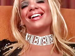 Slutty Blonde Plays with a Dildo While Waiting to Receive the Long Awaited Anal
