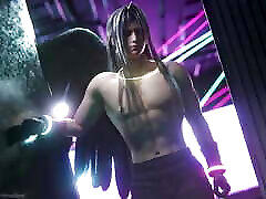 Final Fantasy tifa Compilation animation with sound 3D alluring teen lingerie striptease saniliyon xxx videyo SFM