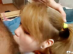 Friend&039;s sister devours my boner like a pornstar