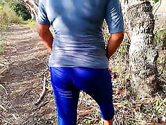 Neighbor 18 Gives Me Her Ass in the Middle of Nowhere - Wet Ass