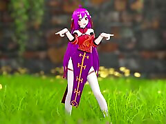 китайская девушка модель 22 года раздевается танцует хентай mmd 3d фиолетовый цвет волос редактировать smixix