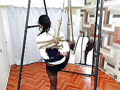 Masochist Woman Tied up Application