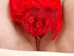 coño creamed surprise maduro se corre de cerca. ¿quieres lamerla? digitación de un femdom otk sissy maid spanking gordo