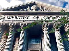 The Ministry of Orgasm received a sweet blowjob, and then fucked a young swarthy beauty with a big ass and big natural tits hard