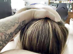 Blow take fake fat hd turned into a foot job