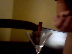 cum in martini glass