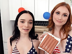 4th of July mom masseg fuck with my stepsister and BFF was a great party